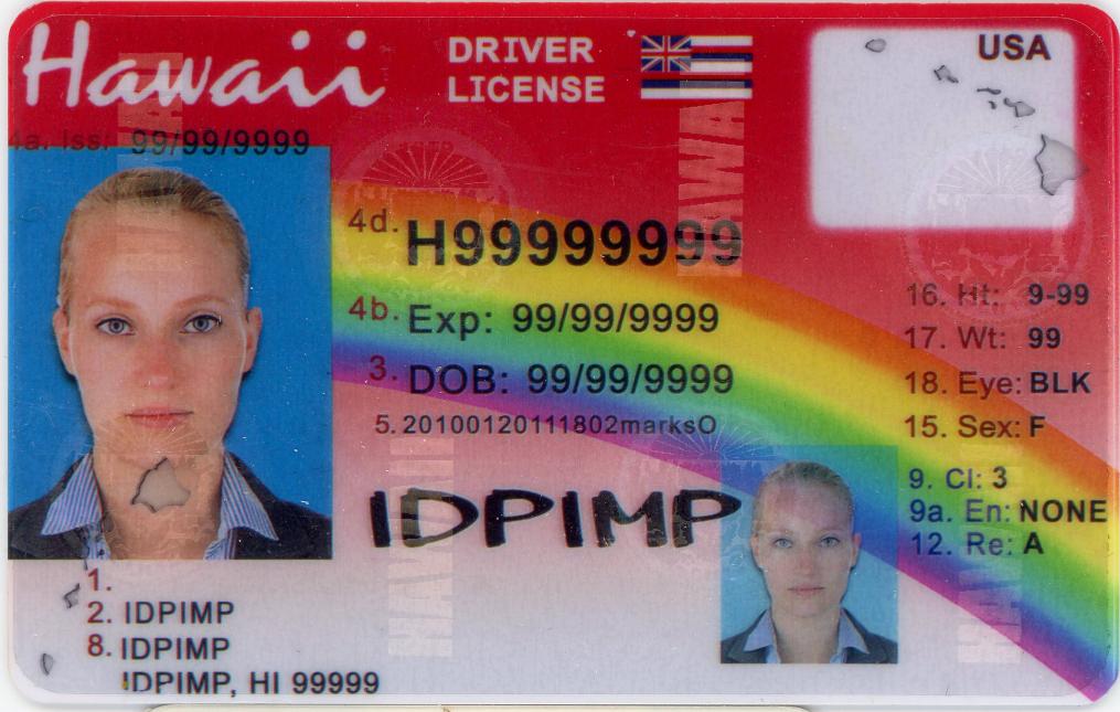 driver license hawaii maker online free