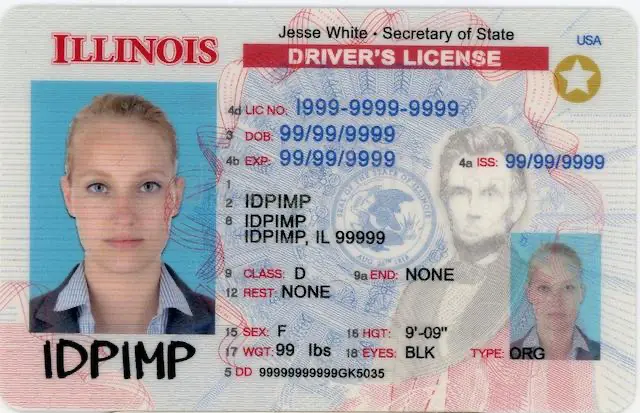 fake id for Illinois