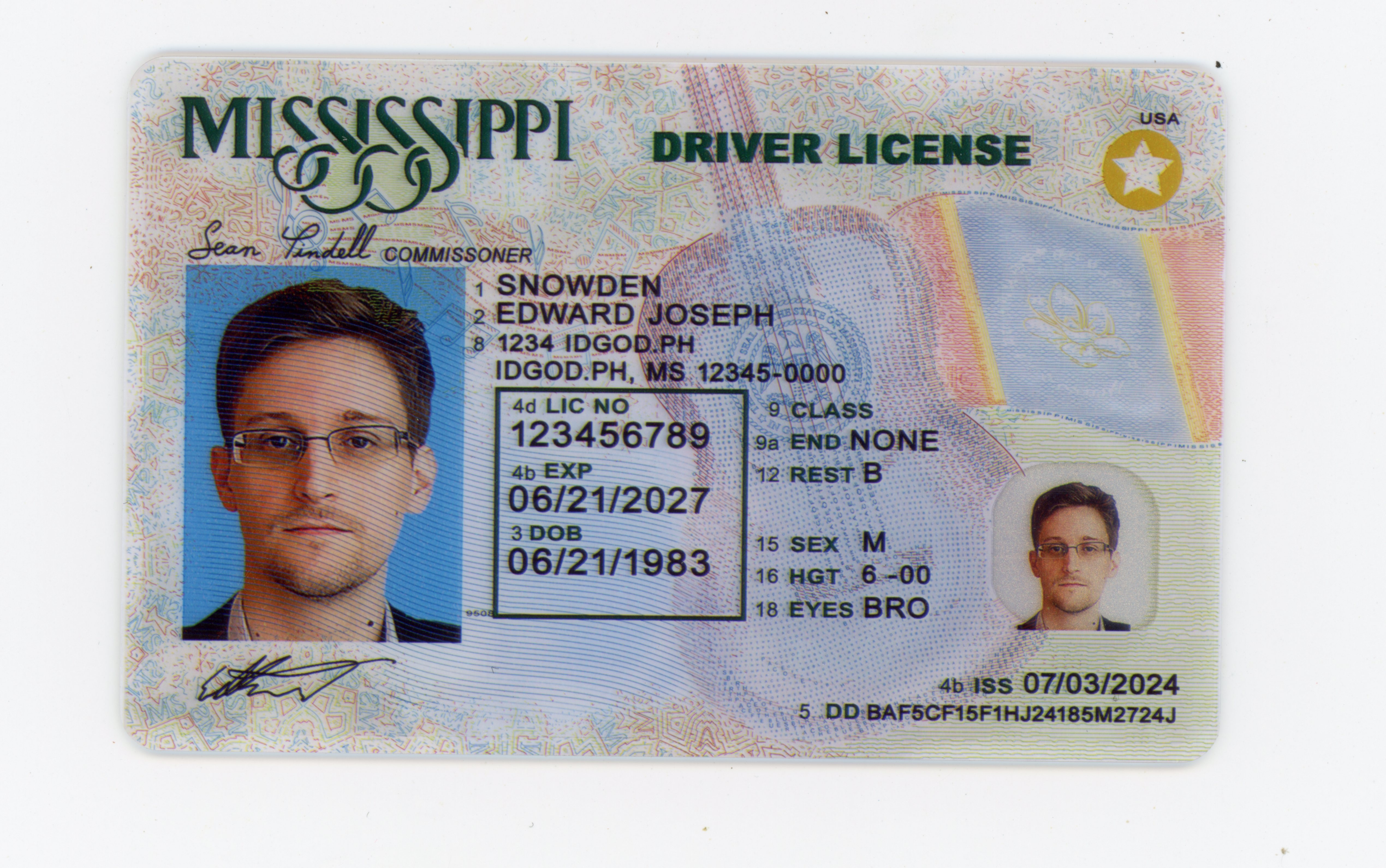 Mississippi fake id