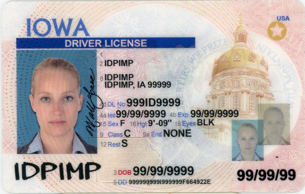 fake id for Iowa