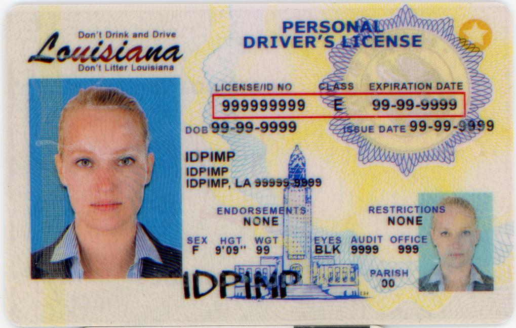 fake id for Louisiana