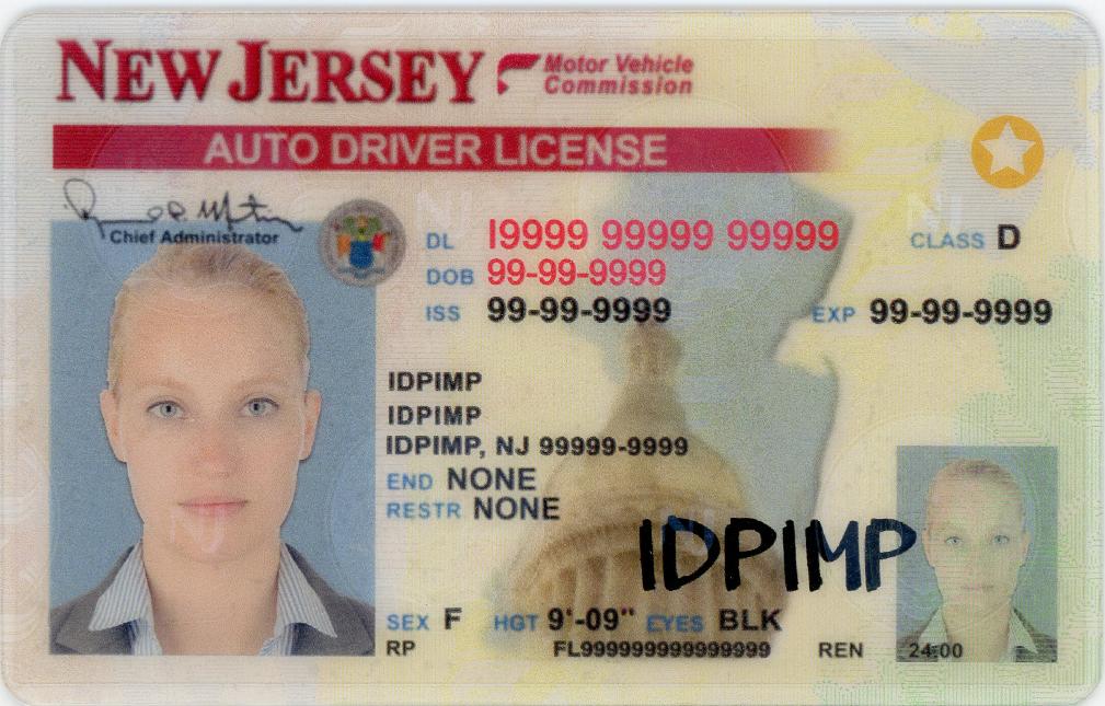 fake id for New Jersey