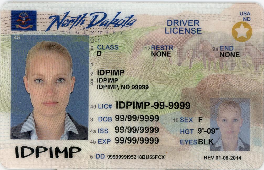 fake id for North Dakota