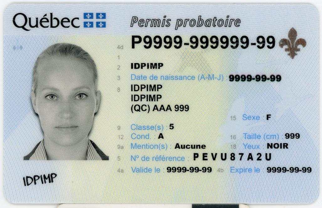fake id for Quebec Canada